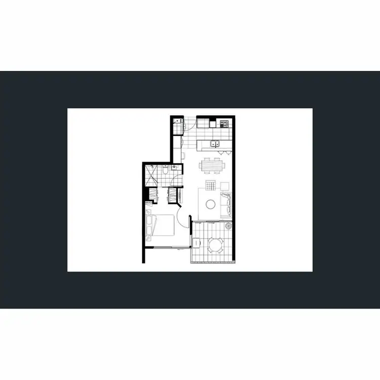 Floorplan of Homely apartment listing, 208/57 Vulture Street, West End QLD 4101