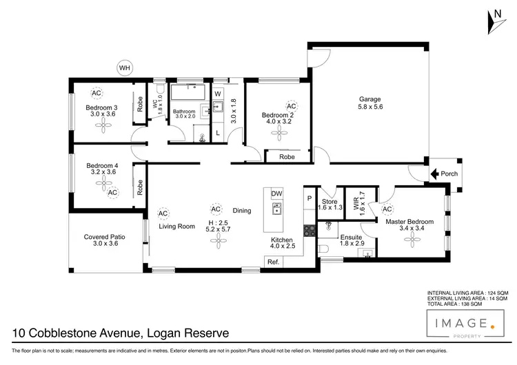 Floorplan of Homely house listing, 10 Cobblestone Avenue, Logan Reserve QLD 4133