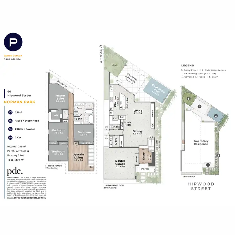 Floorplan of Homely house listing, 66 Hipwood Street, Norman Park QLD 4170