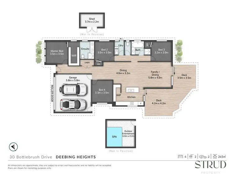 Floorplan of Homely house listing, 30 Bottlebrush Drive, Deebing Heights QLD 4306