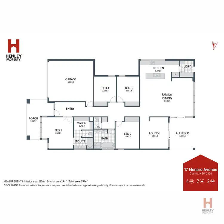 Floorplan of Homely house listing, 17 Monaro Avenue, Cooma NSW 2630