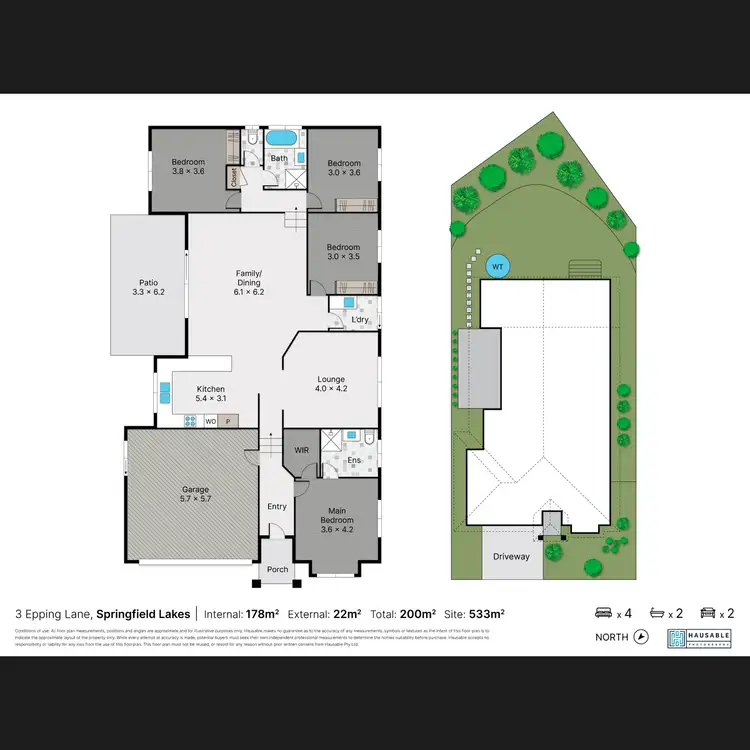 Floorplan of Homely house listing, 3 Epping Lane, Springfield Lakes QLD 4300