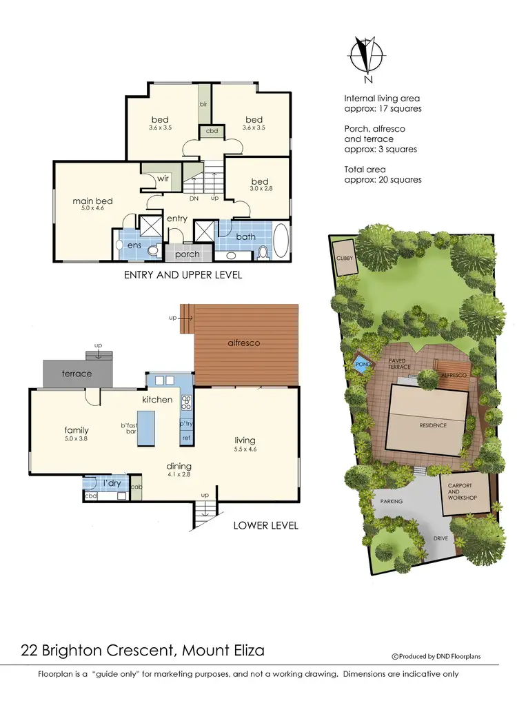 Floorplan of Homely house listing, 22 Brighton Crescent, Mount Eliza VIC 3930