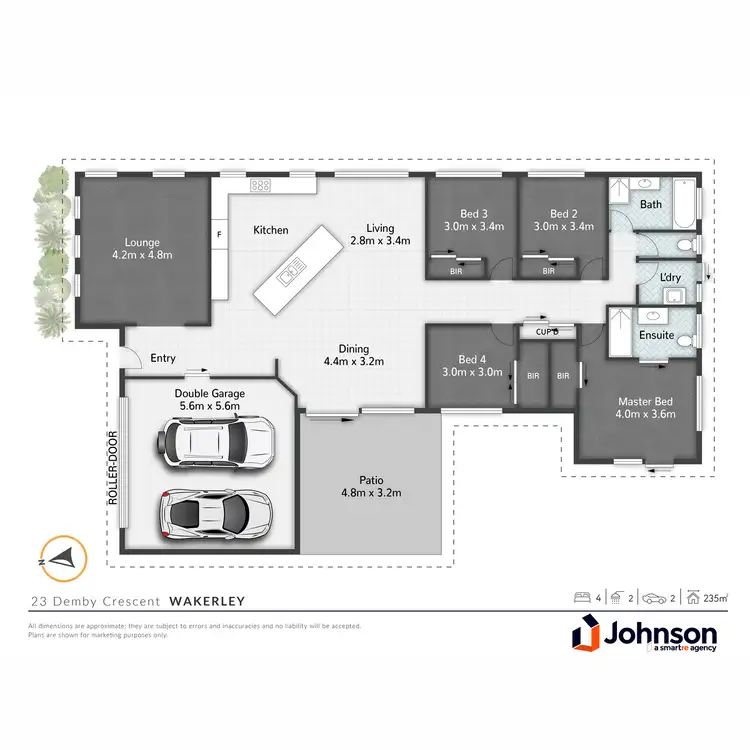 Floorplan of Homely house listing, 23 Demby Crescent, Wakerley QLD 4154