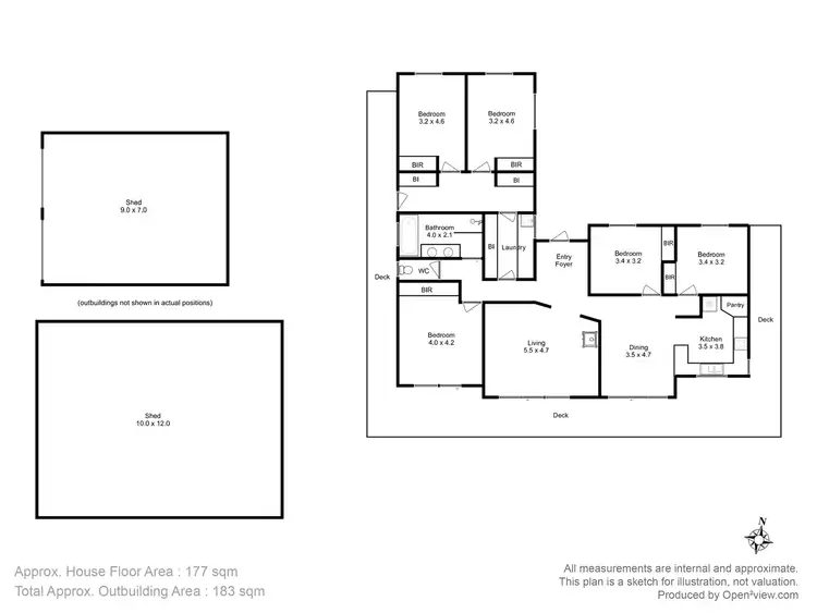 Floorplan of Homely house listing, 25 Kandara Court, Campania TAS 7026