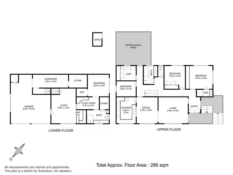 Floorplan of Homely house listing, 48 Begonia Street, Lindisfarne TAS 7015