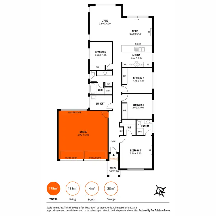 Floorplan of Homely house listing, 9 Darling Street, Evanston South SA 5116