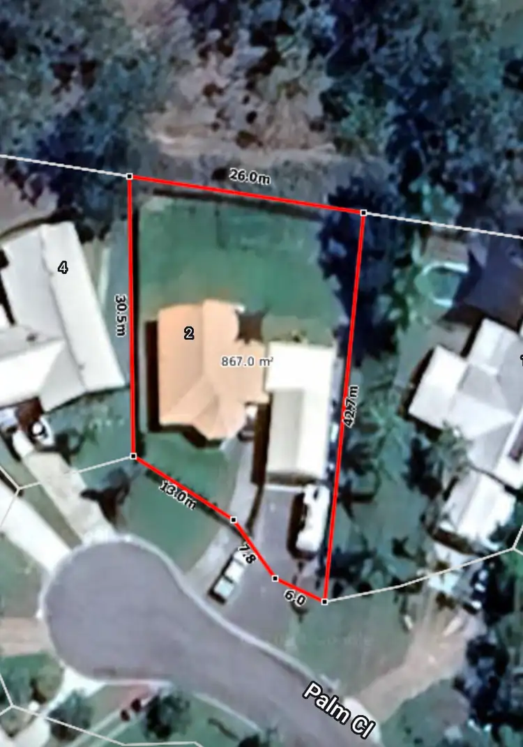 Floorplan of Homely house listing, 2 Palm Close, Mareeba QLD 4880