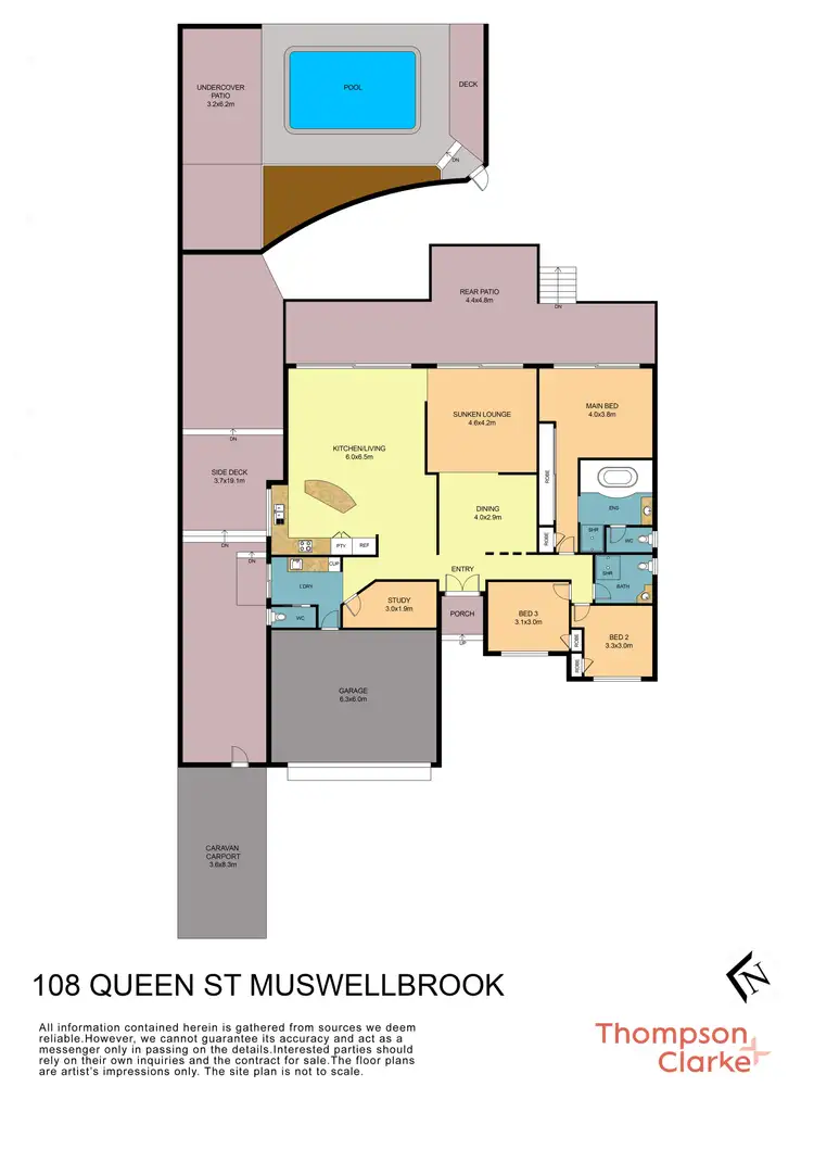 Floorplan of Homely house listing, 108 Queen Street, Muswellbrook NSW 2333