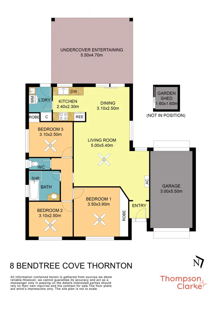Floorplan of Homely house listing, 8 Bendtree Cove, Thornton NSW 2322