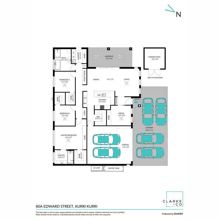 Floorplan of Homely house listing, 80A Edward Street, Kurri Kurri NSW 2327