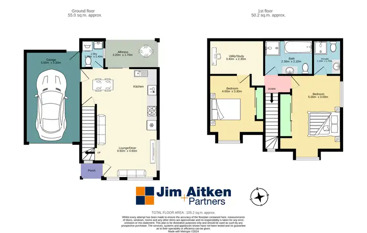 Floorplan of Homely townhouse listing, 4/174 Canberra Street, St Marys NSW 2760