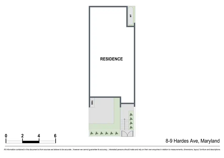 Floorplan of Homely townhouse listing, 8/9 Hardes Avenue, Maryland NSW 2287