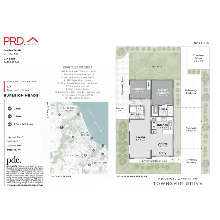 Floorplan of Homely villa listing, 5/3 Township Drive, Burleigh Heads QLD 4220