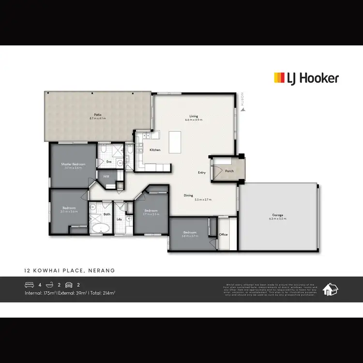 Floorplan of Homely house listing, 12 Kowhai Place, Nerang QLD 4211