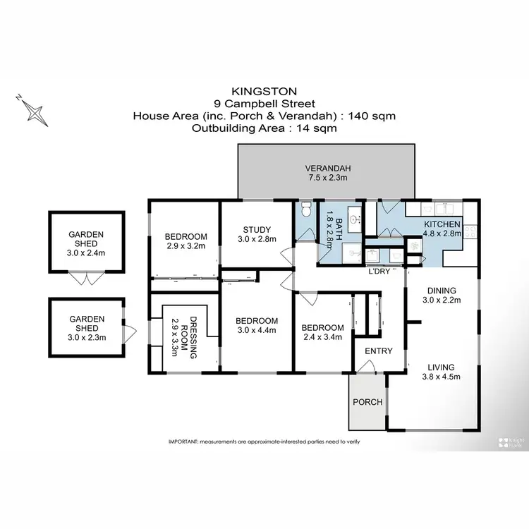 Floorplan of Homely house listing, 9 Campbell Street, Kingston TAS 7050