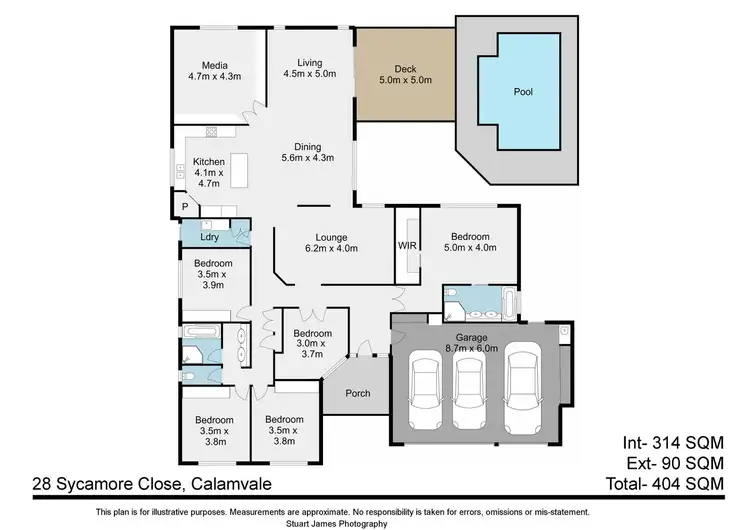 Floorplan of Homely house listing, 28 Sycamore Close, Calamvale QLD 4116