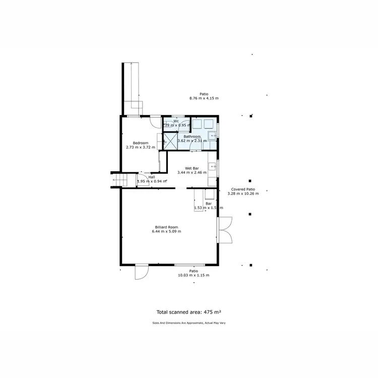 Floorplan of Homely rural property listing, 422 Simpson Road, Kergunyah VIC 3691