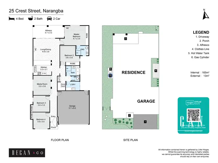 Floorplan of Homely house listing, 25 Crest Street, Narangba QLD 4504
