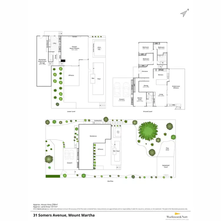 Floorplan of Homely house listing, 31 Somers Avenue, Mount Martha VIC 3934