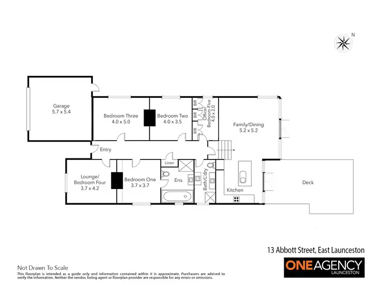 Floorplan of Homely house listing, 13 Abbott Street, East Launceston TAS 7250