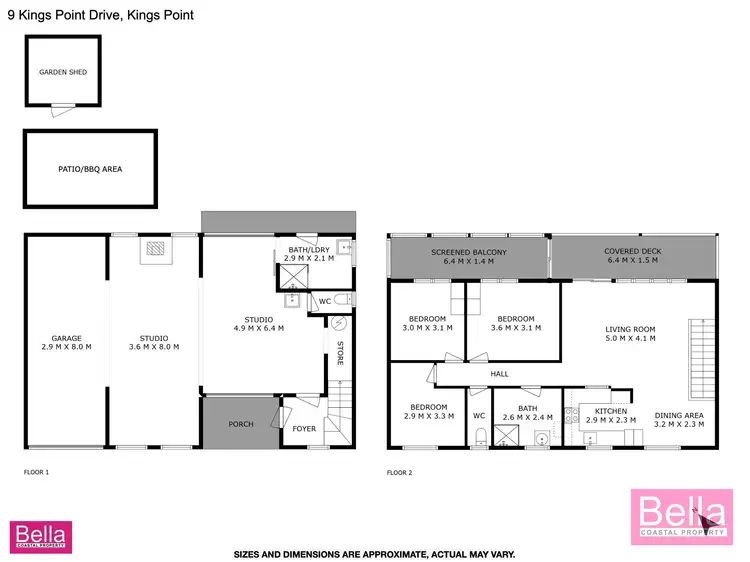 Floorplan of Homely house listing, 13 Kings Point Drive, Kings Point NSW 2539