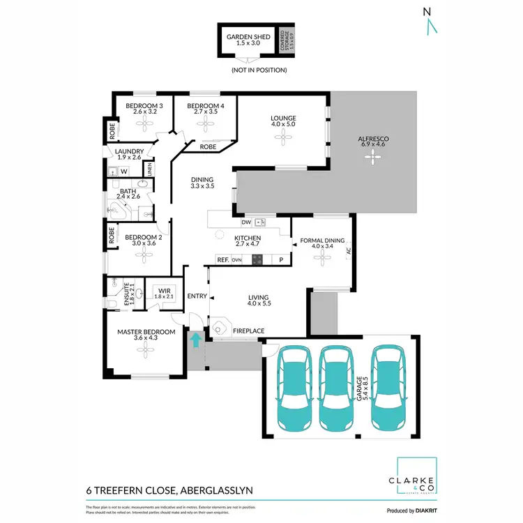 Floorplan of Homely house listing, 6 Treefern Close, Aberglasslyn NSW 2320