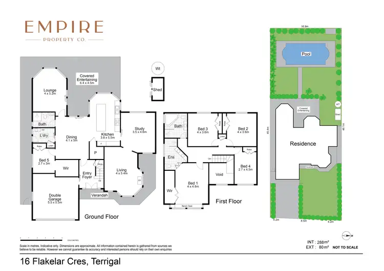 Floorplan of Homely house listing, 16 Flakelar Crescent, Terrigal NSW 2260