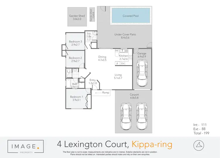 Floorplan of Homely house listing, 4 Lexington Court, Kippa-Ring QLD 4021