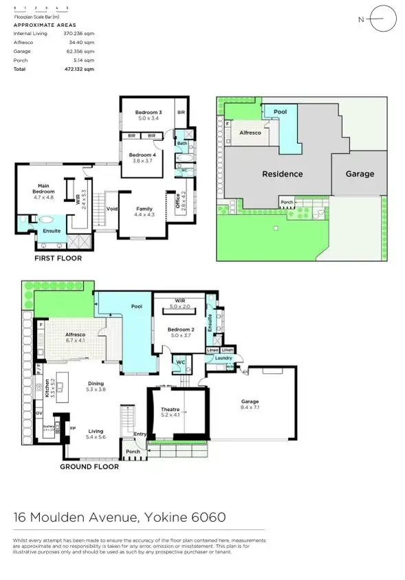 Floorplan of Homely house listing, 16 Moulden Avenue, Yokine WA 6060