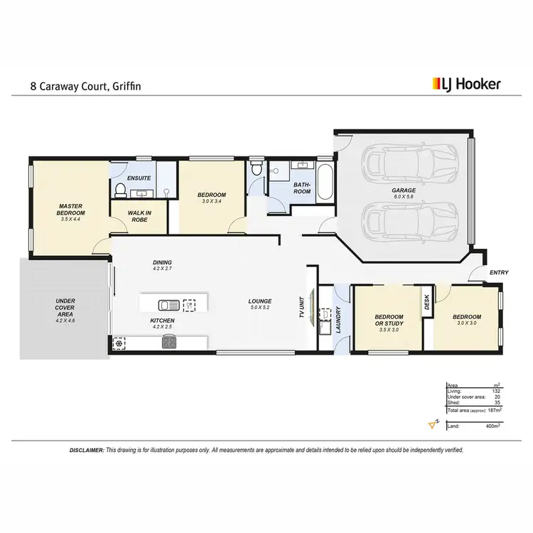 Floorplan of Homely house listing, 8 Caraway Court, Griffin QLD 4503