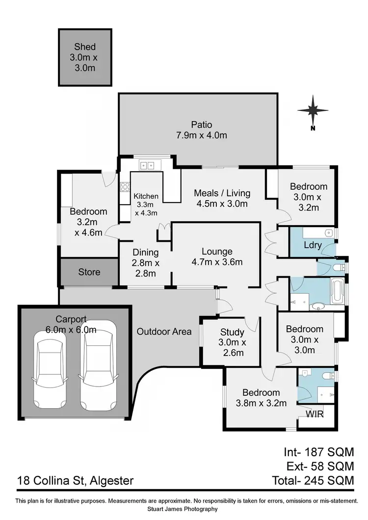 Floorplan of Homely house listing, 18 Collina Street, Algester QLD 4115