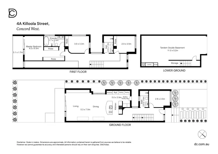 Floorplan of Homely semi-detached listing, 4A Killoola Street, Concord West NSW 2138