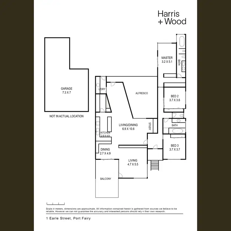 Floorplan of Homely house listing, 1 Earle Street, Port Fairy VIC 3284
