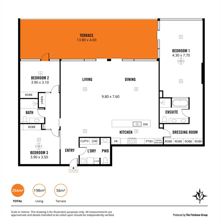 Floorplan of Homely apartment listing, 805/15 Vaughan Place, Adelaide SA 5000