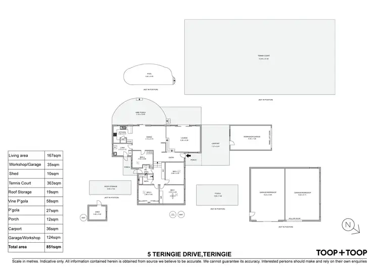 Floorplan of Homely house listing, 5 Teringie Drive, Teringie SA 5072