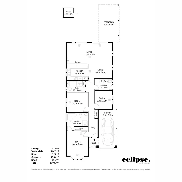 Floorplan of Homely house listing, 17 Eden Court, Ingle Farm SA 5098