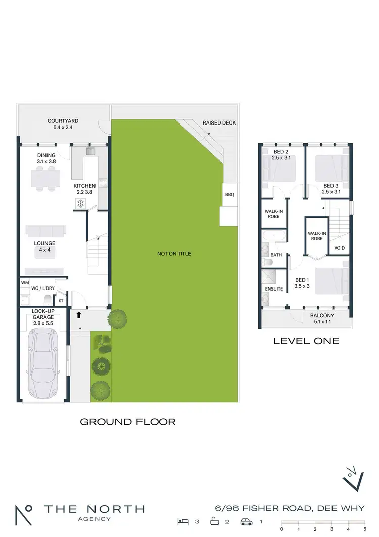 Floorplan of Homely townhouse listing, 6/96 Fisher Road, Dee Why NSW 2099