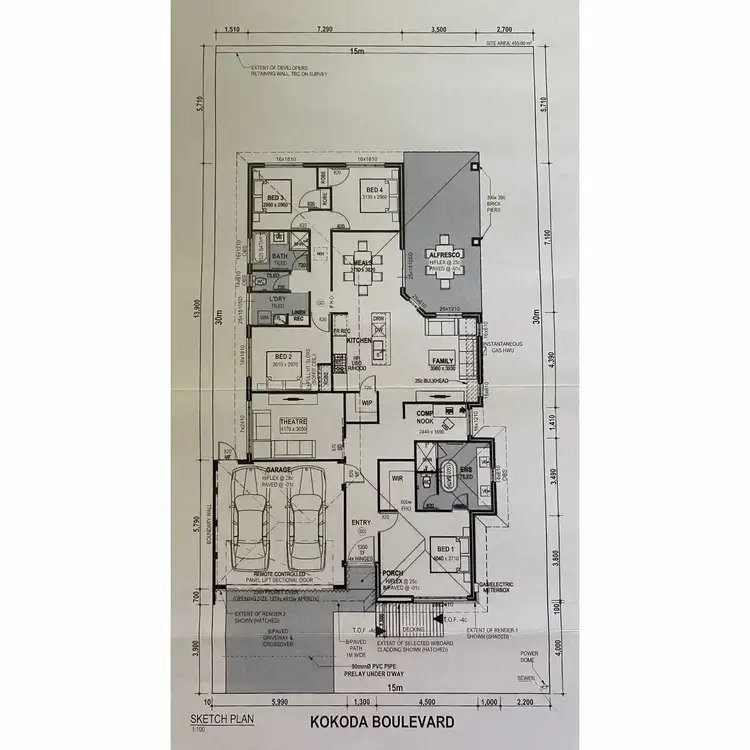 Floorplan of Homely house listing, 174 Kokoda Boulevard, Byford WA 6122