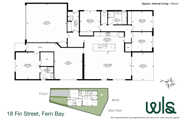 Floorplan of Homely house listing, 18 Fin Street, Fern Bay NSW 2295