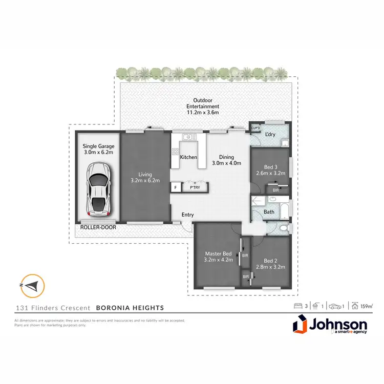 Floorplan of Homely house listing, 131 Flinders Crescent, Boronia Heights QLD 4124
