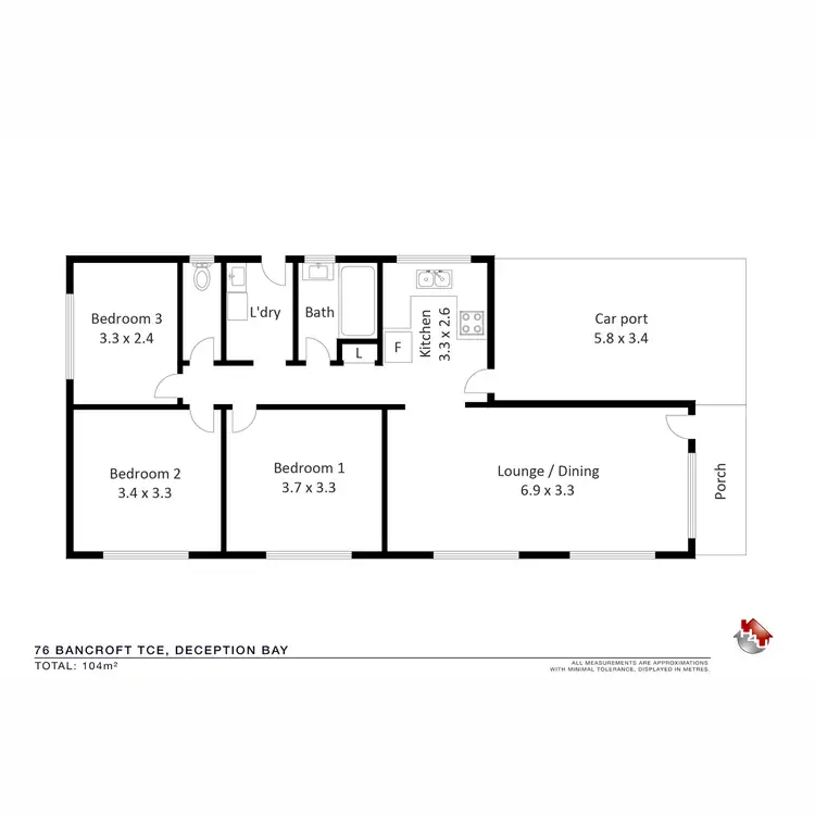 Floorplan of Homely house listing, 76 Bancroft Tce, Deception Bay QLD 4508