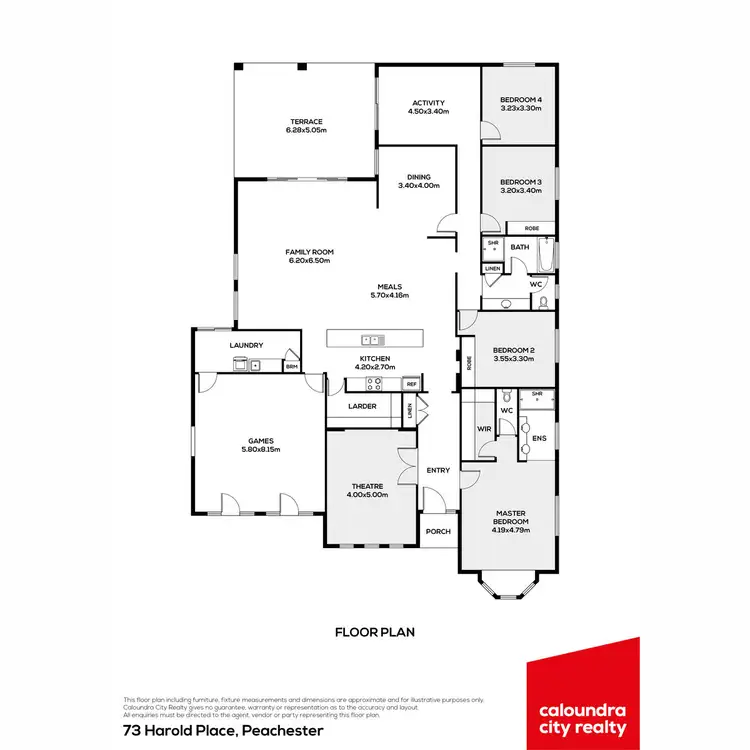 Floorplan of Homely house listing, 73 Harold Place, Peachester QLD 4519