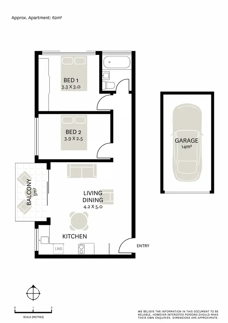 Floorplan of Homely apartment listing, 9/5 Alfred Street, Rozelle NSW 2039
