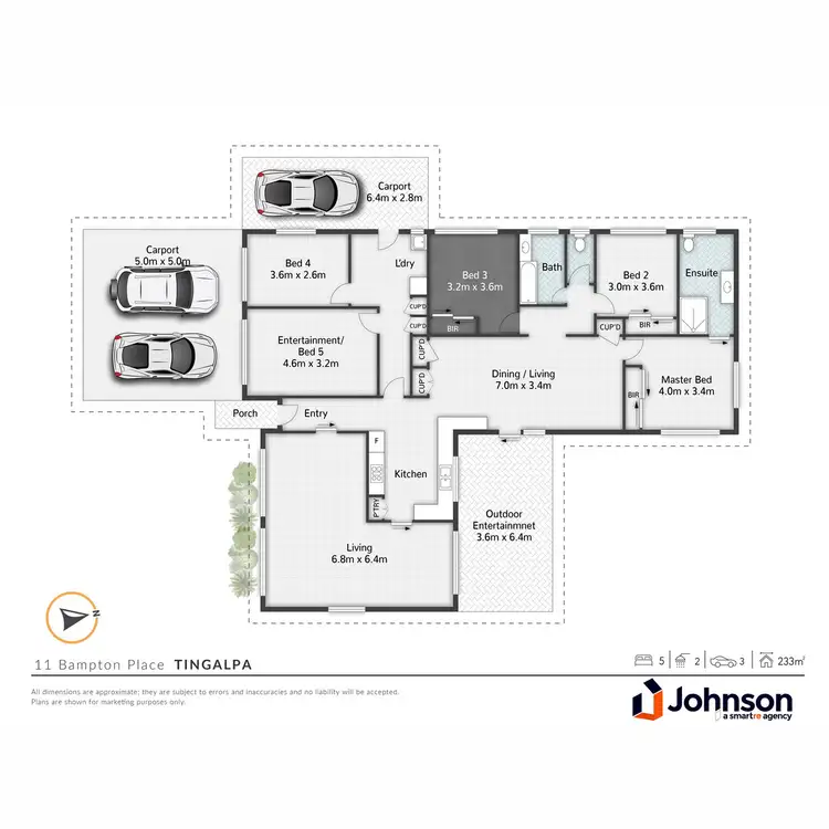 Floorplan of Homely house listing, 11 Bampton Place, Tingalpa QLD 4173