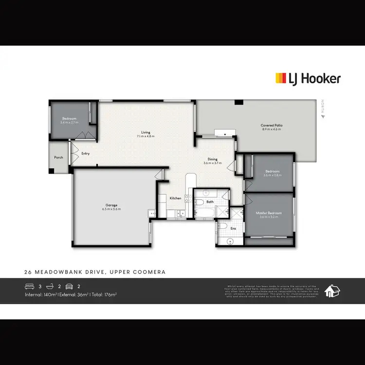 Floorplan of Homely house listing, 26 Meadowbank Drive, Upper Coomera QLD 4209