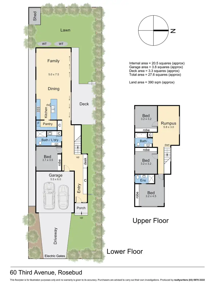 Floorplan of Homely house listing, 60 Third Avenue, Rosebud VIC 3939