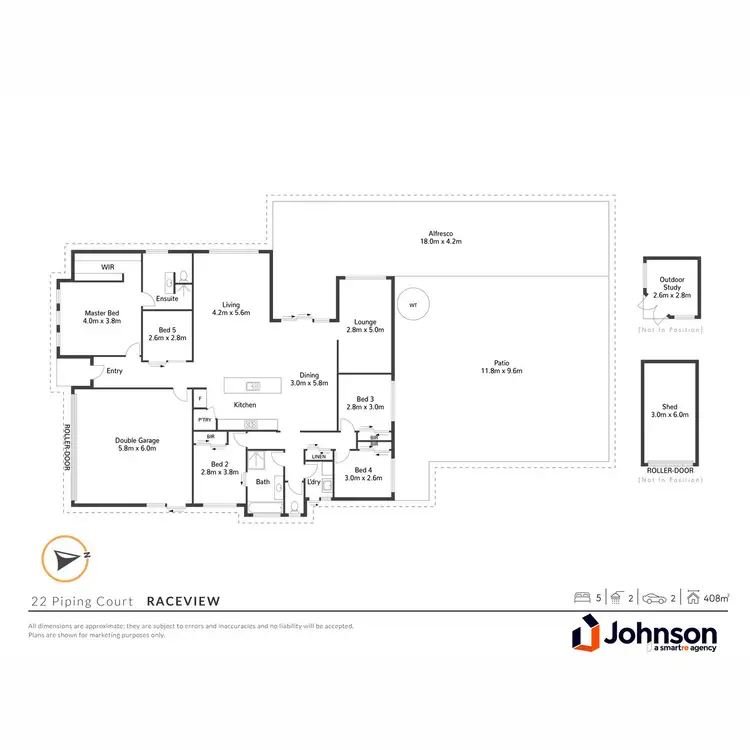 Floorplan of Homely house listing, 22 Piping Court, Raceview QLD 4305