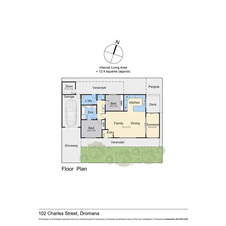 Floorplan of Homely house listing, 102 Charles Street, Dromana VIC 3936