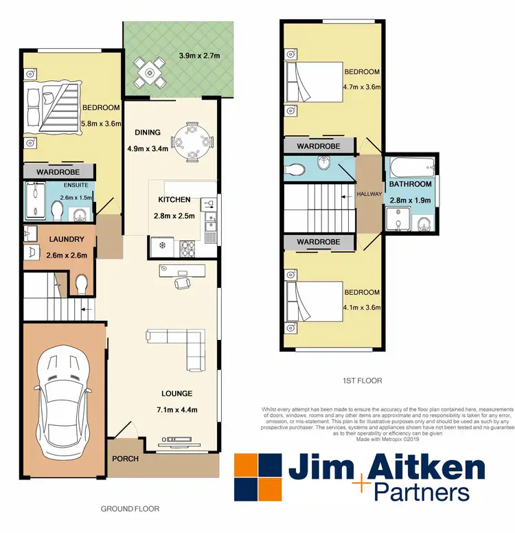 Floorplan of Homely townhouse listing, 30/41 Regentville Road, Glenmore Park NSW 2745
